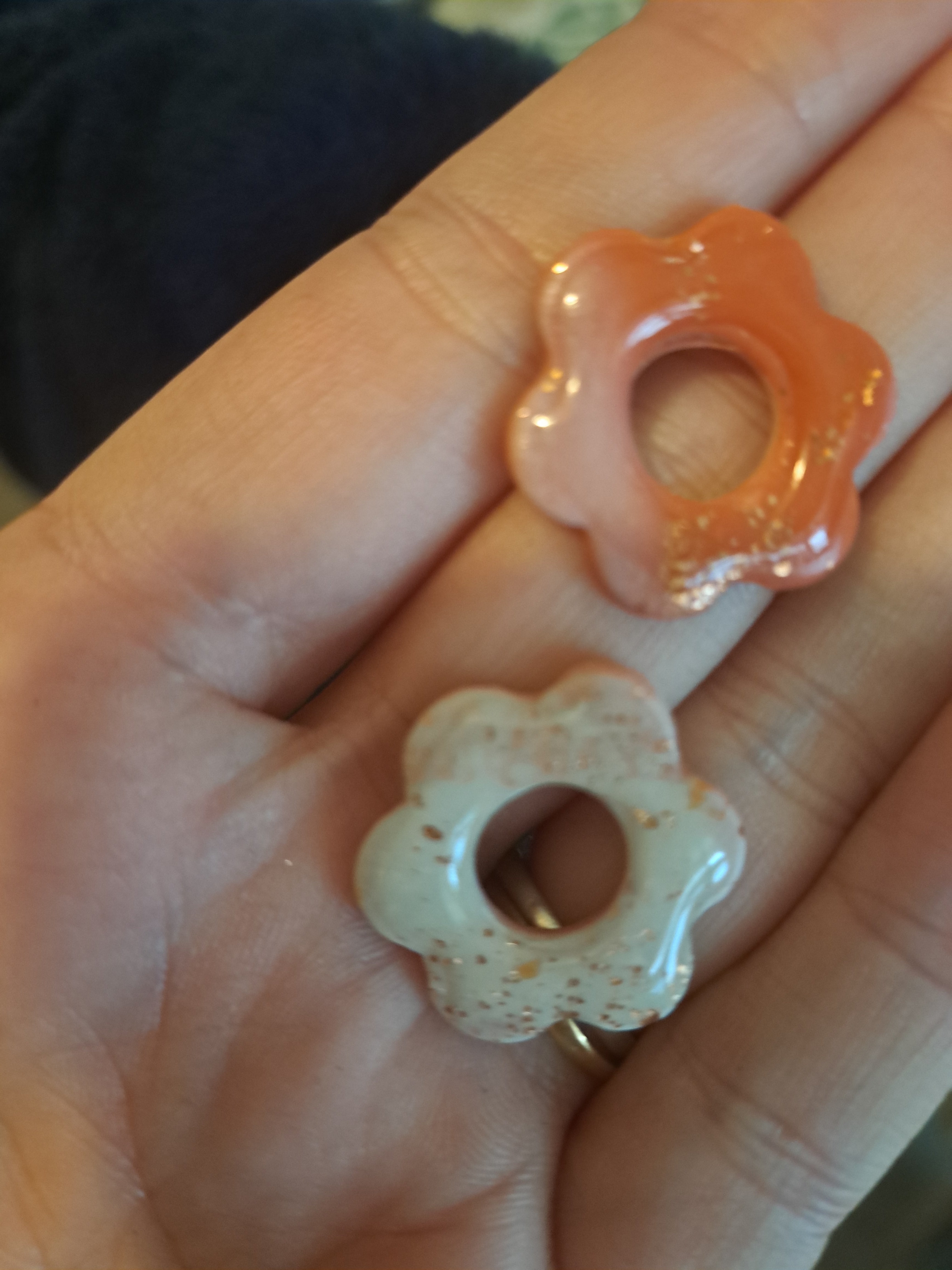 MARGUERITE orange blanche