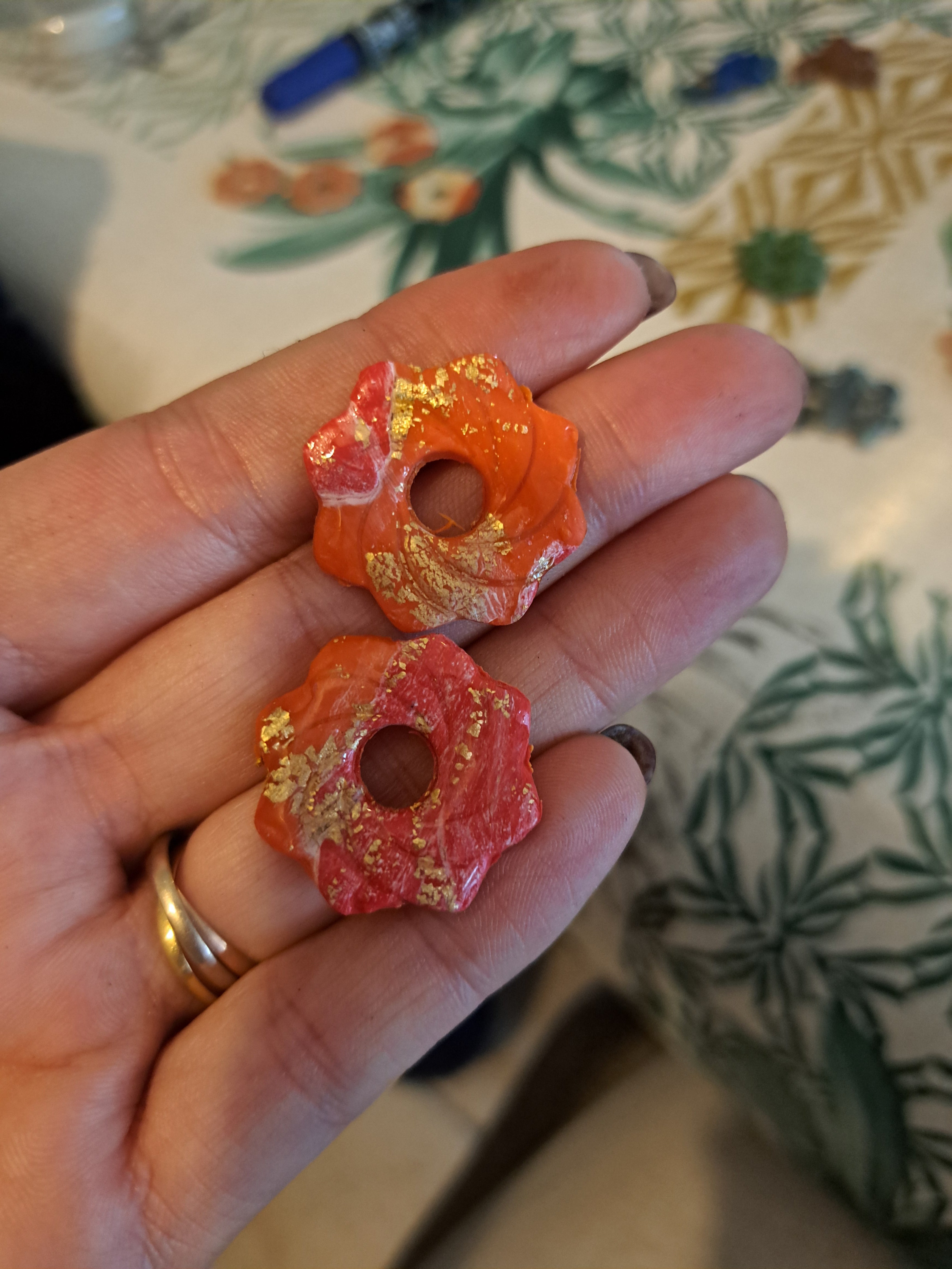 TOURBILLON orange paillettes