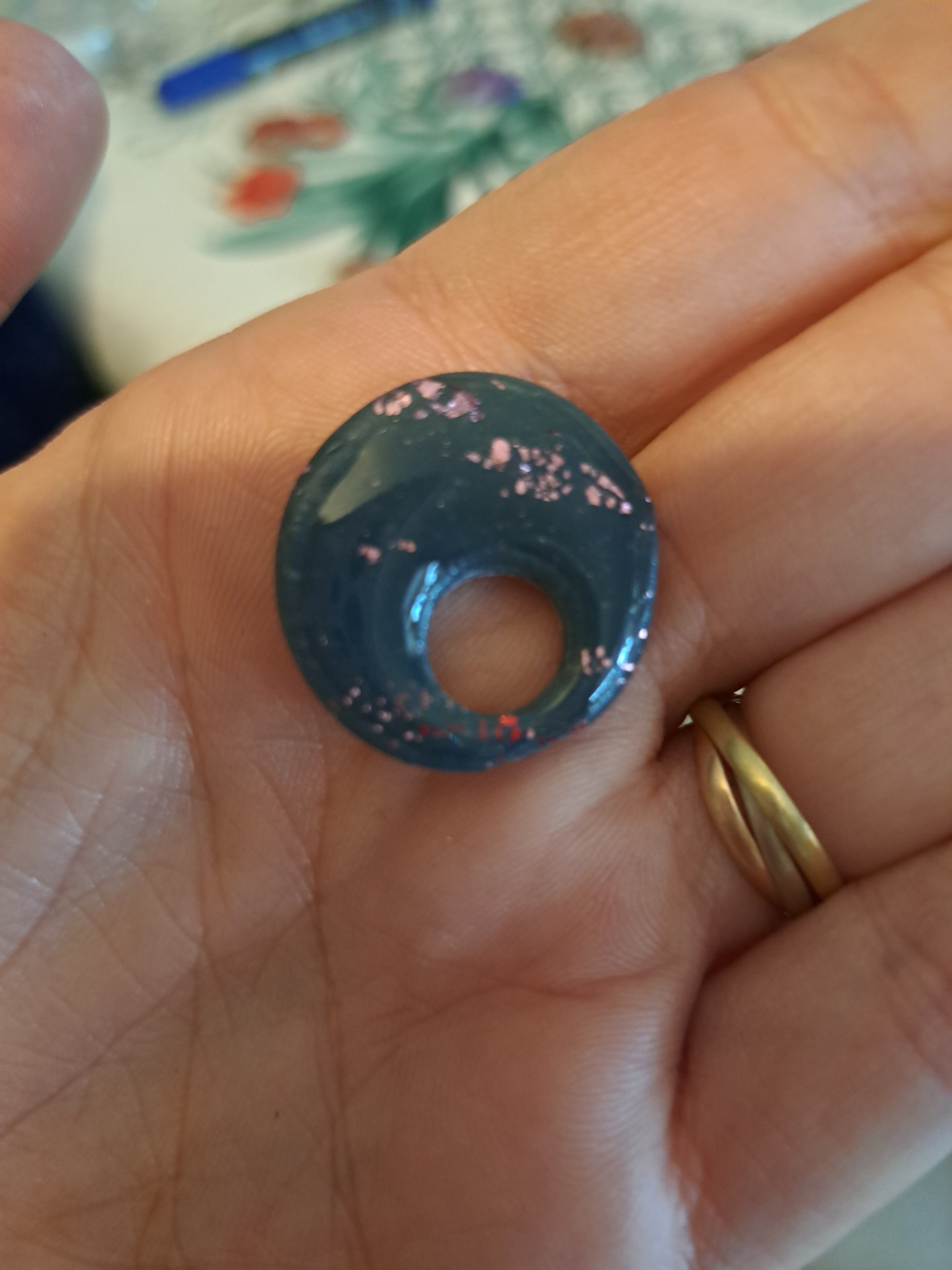 CIRCLE gris paillette